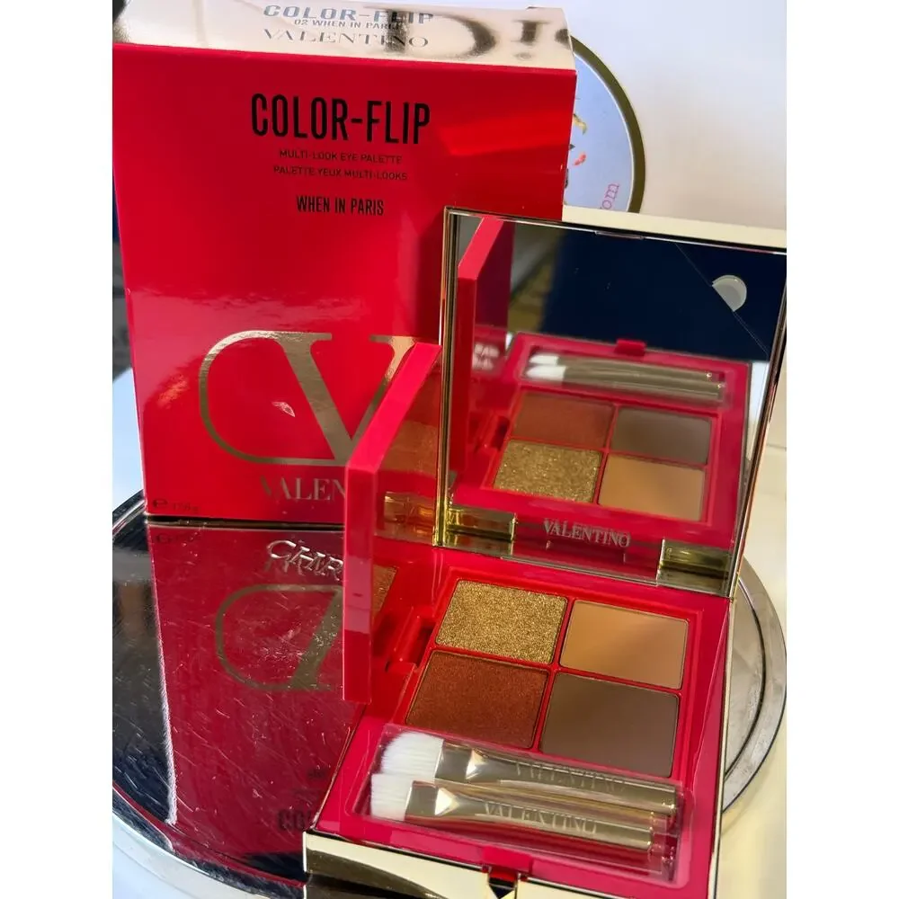 Valentino COLOR-FLIP EYESHADOW PALETTE - 8 Shades - NEW in BOX - Picture 11 of 11